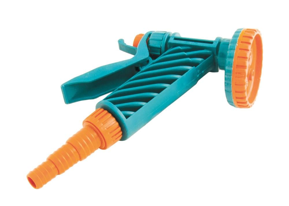 Пістолет для поливу ГОСПОДАР Душ з фіксатором зі штуцером 5 режимів (31667-3d596)