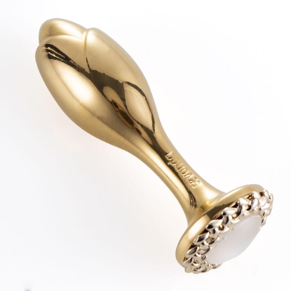 Анальная пробка LOCKINK SEVANDA Pearl Rose-shape Anal Plug (2395658979)