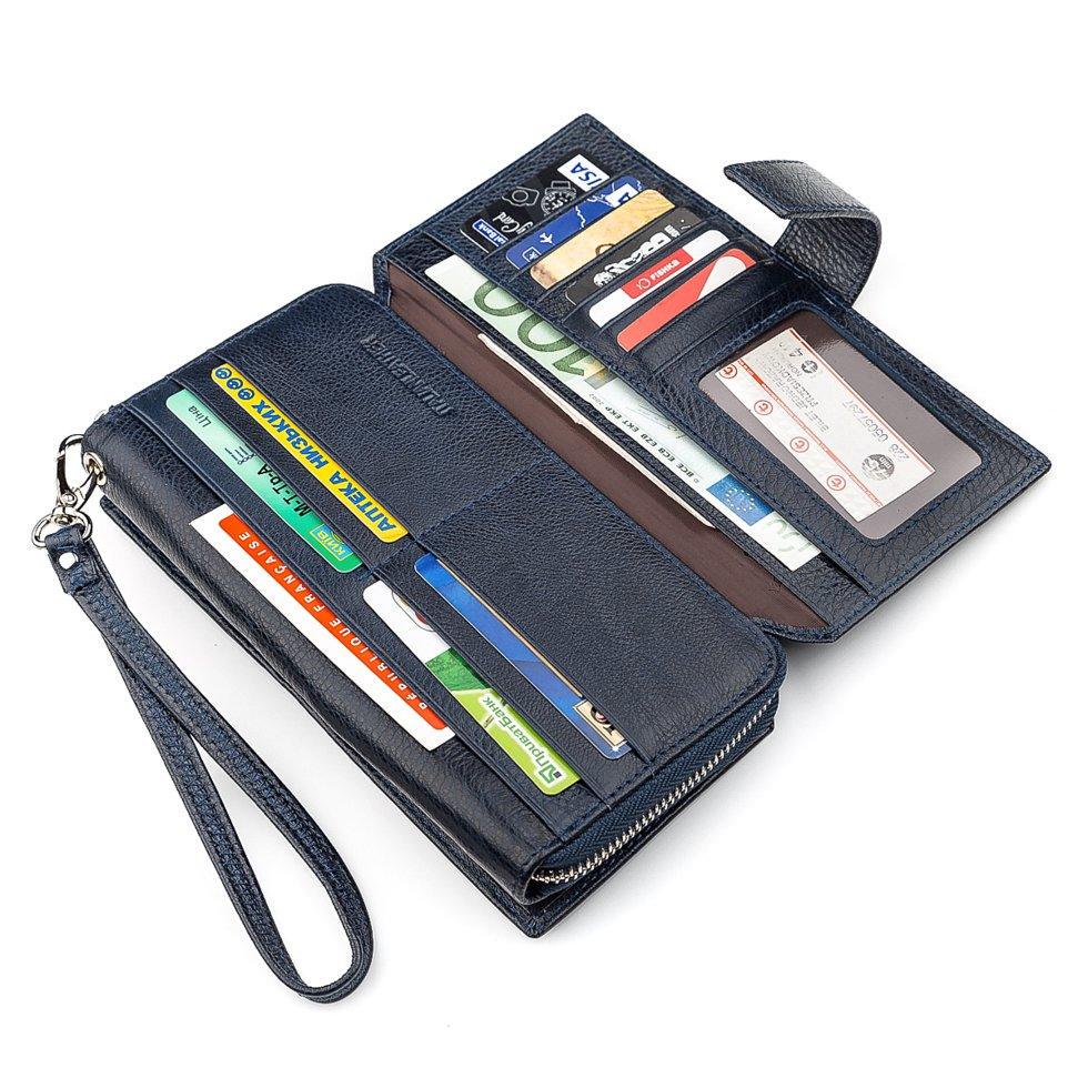 Клатч мужской 718454 Синий (13960985) - фото 3 Клатч мужской 718454 Синий (13960985) - фото 3