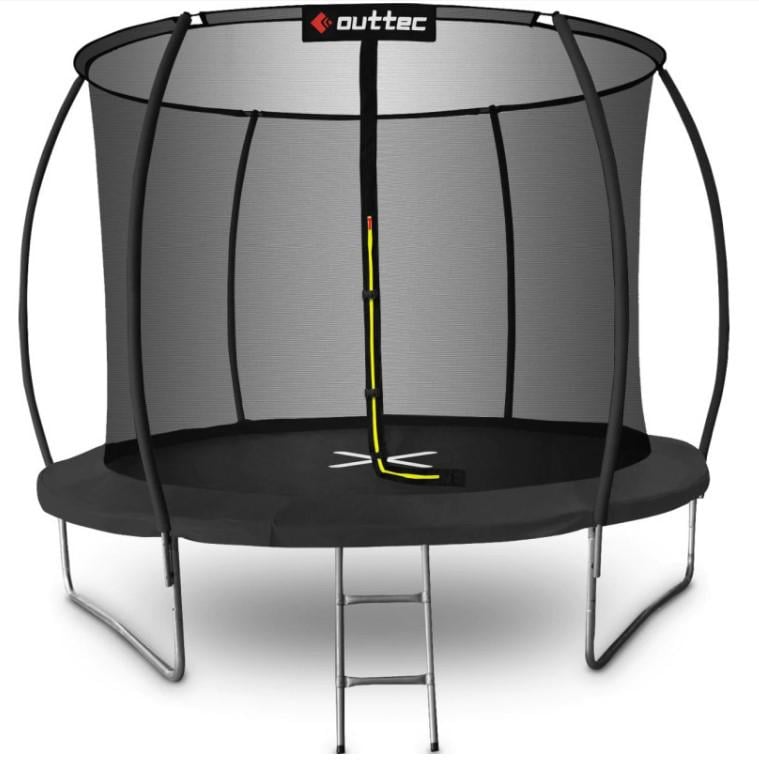Батут с внутренней сеткой Outtec Pumpkin 10 футов 305 см Черный (V312173)