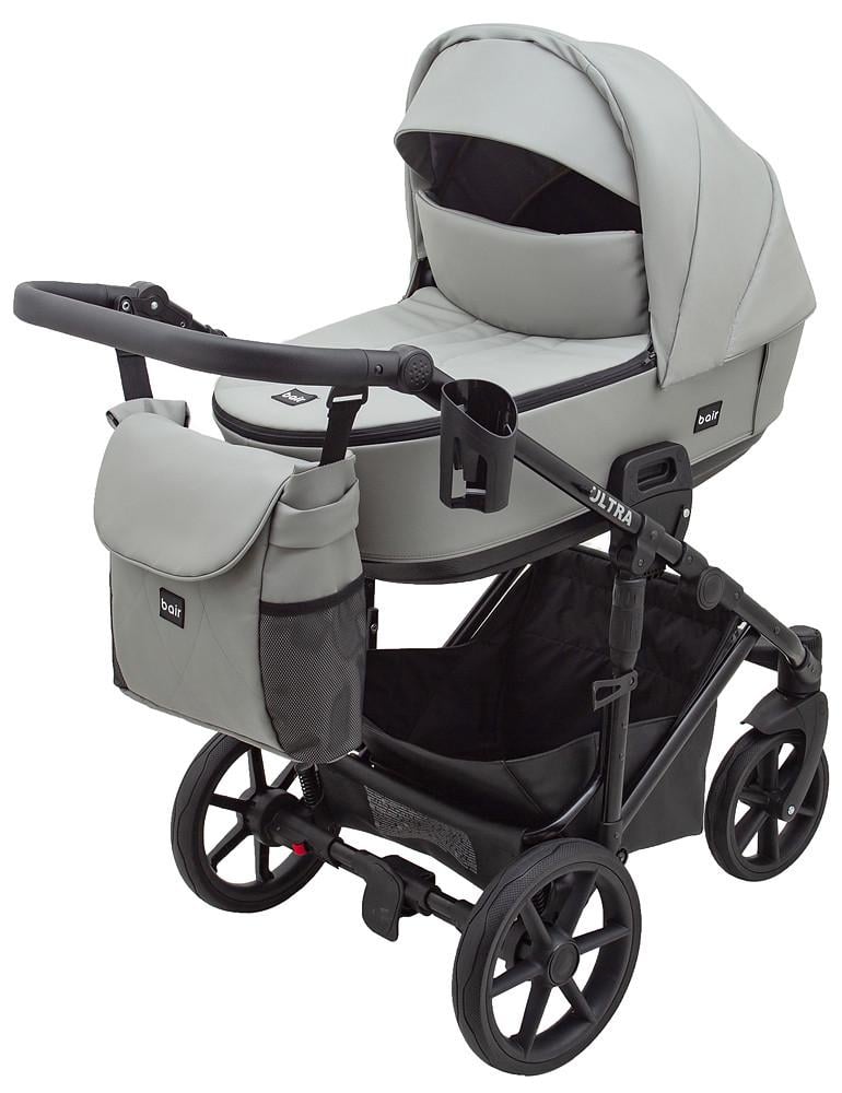 Коляска 2в1 Bair Ultra ECO U-45 Светло-серый (680616) Коляска 2в1 Bair Ultra ECO U-45 Светло-серый (680616)