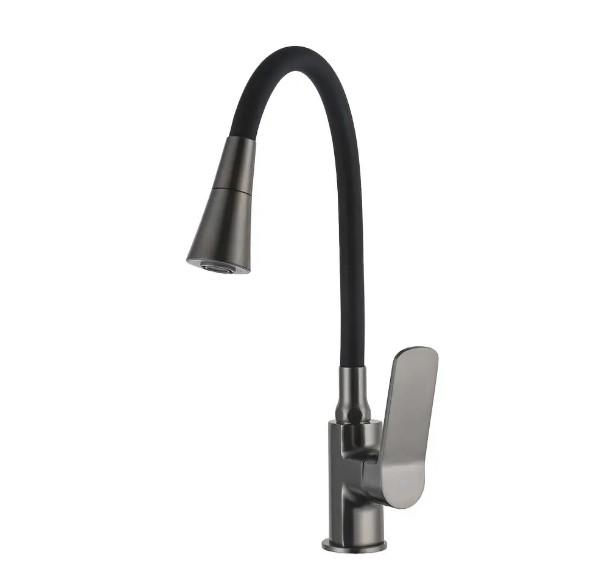 Смеситель для кухни Frap с гибким изливом (F4462-9) Смеситель для кухни Frap с гибким изливом (F4462-9)