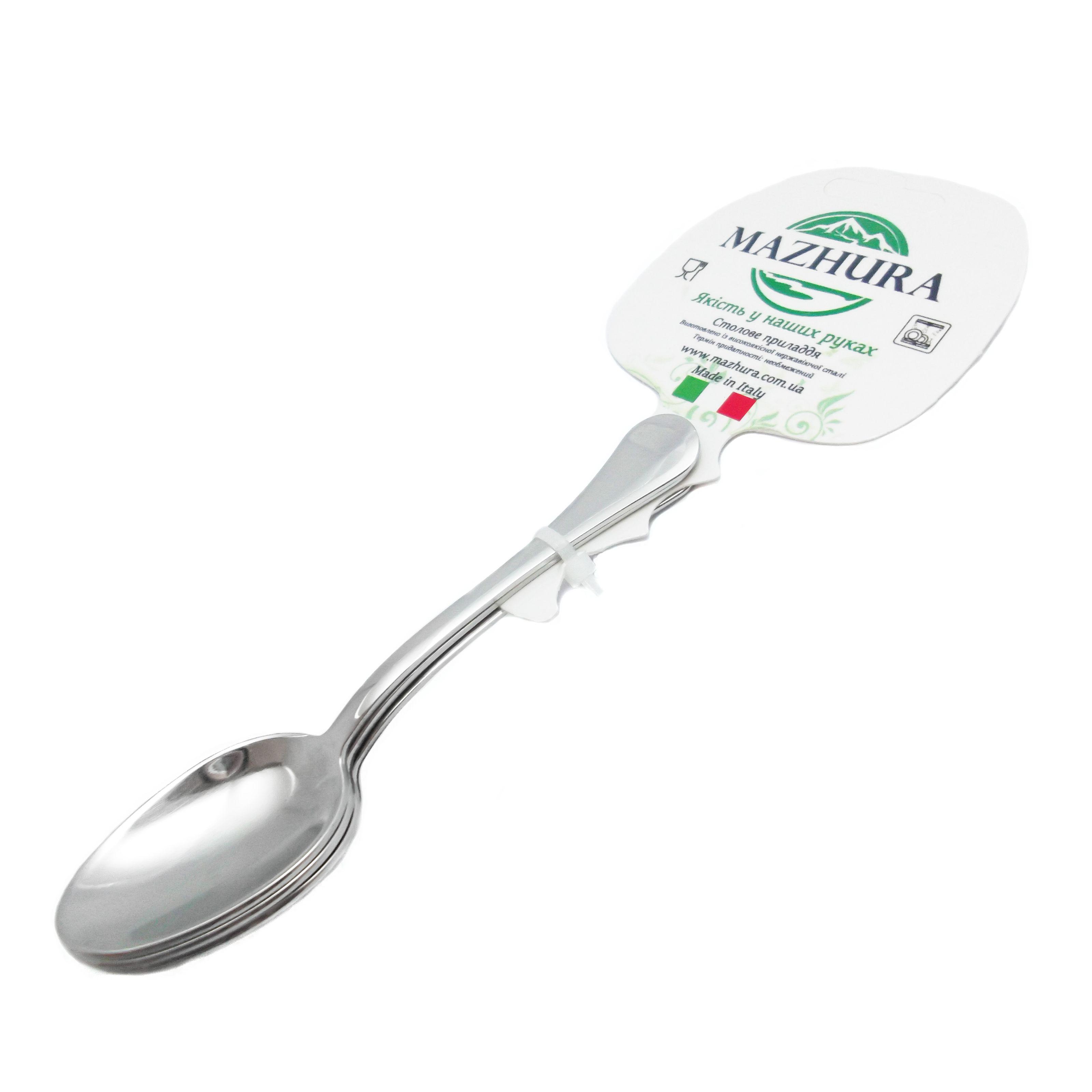 Набор кофейных ложек Mazhura Boston 18/10 нержавеющая сталь 3 шт. 11 см (mz114-3)