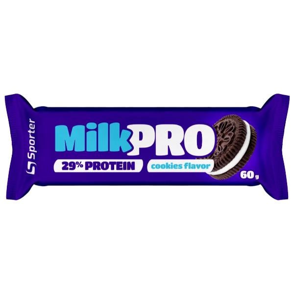 Батончик протеиновый Sporter Protein Bar Milk Pro 60 г Cookie (000026118)