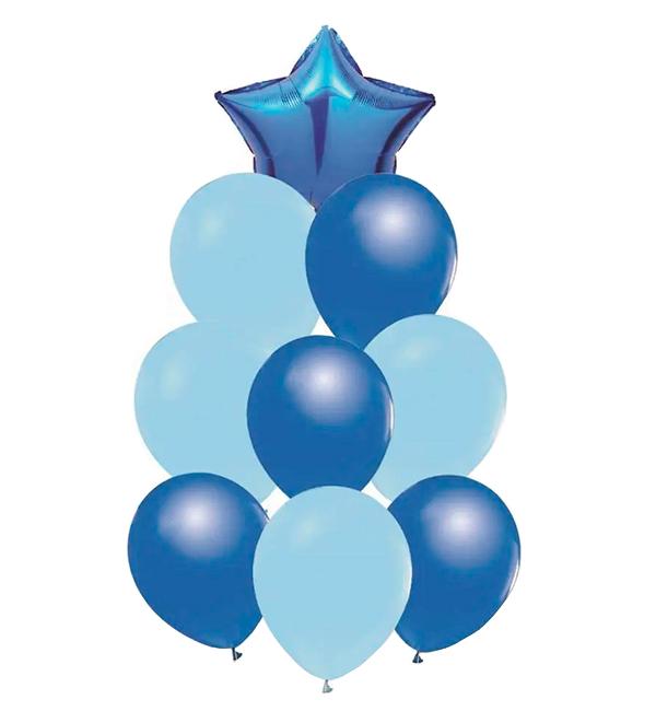 Набор воздушных шаров Star 9 шт. Blue (415473)