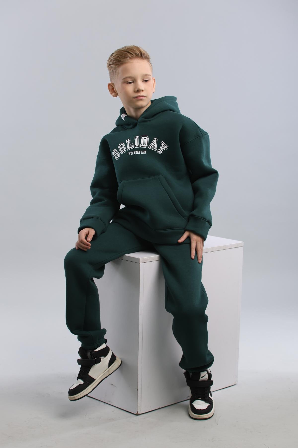 Костюм спортивный на флисе для мальчика IRmAS 1047 158 см Бутылка