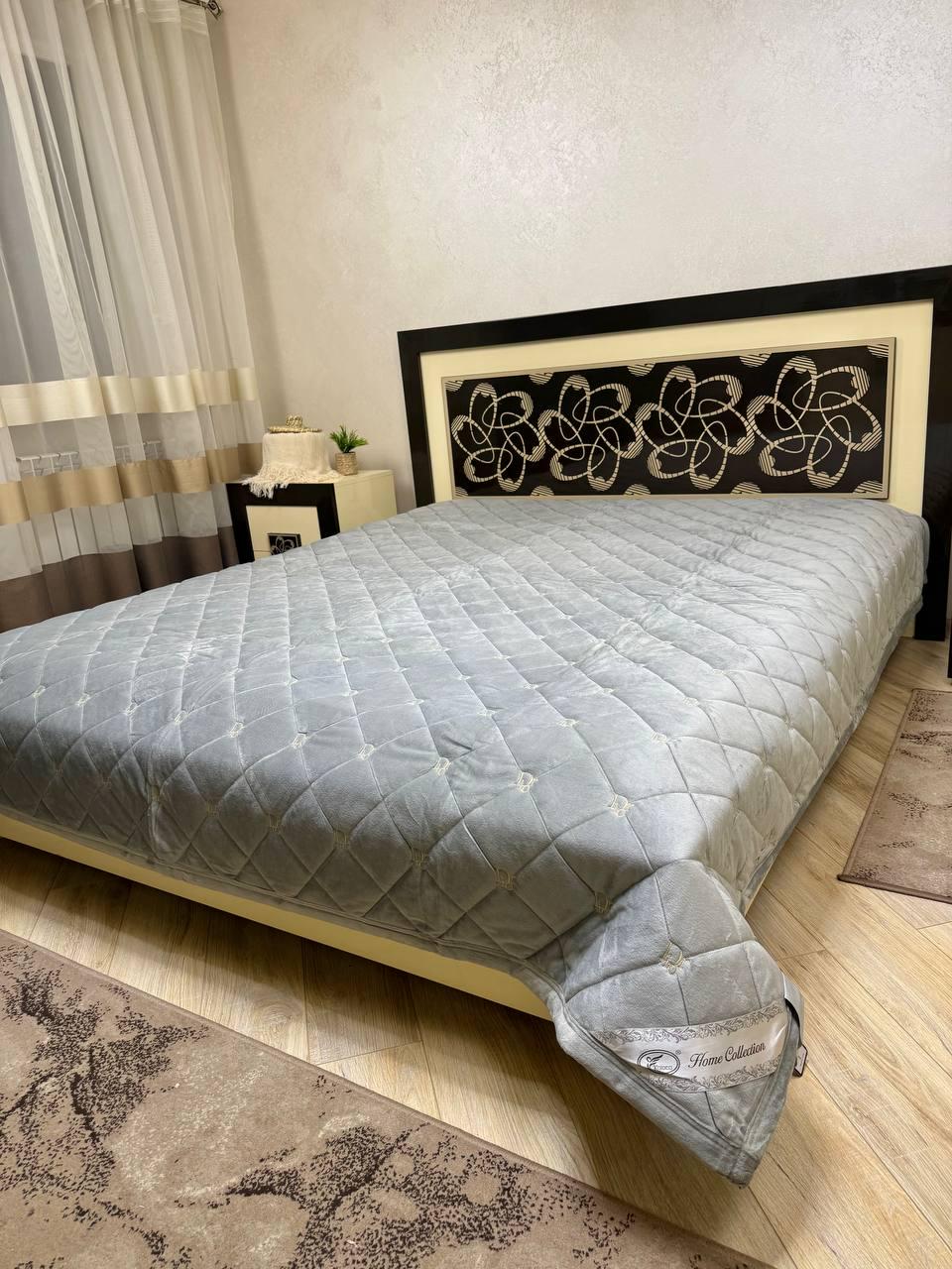 Покрывало стеганое Велюровое Koloco Dior 220х240 см (др-1106)