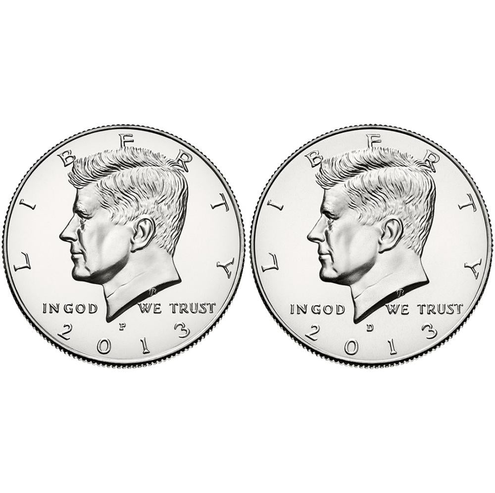 Коллекционная монета США 50 центов 2013 UNC P Джон Кеннеди (KM#A202b)