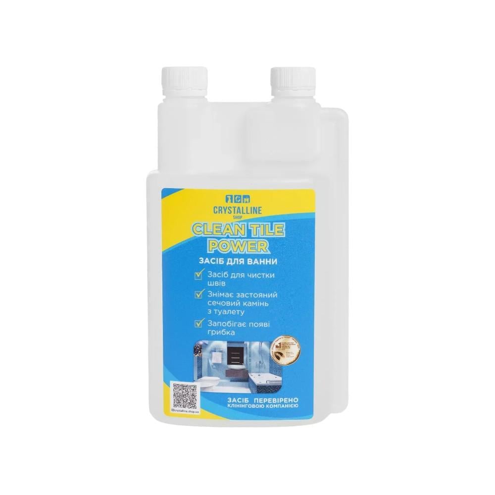 Засіб для видалення складних соляних нальотів Crystal Clean tile power 1 л