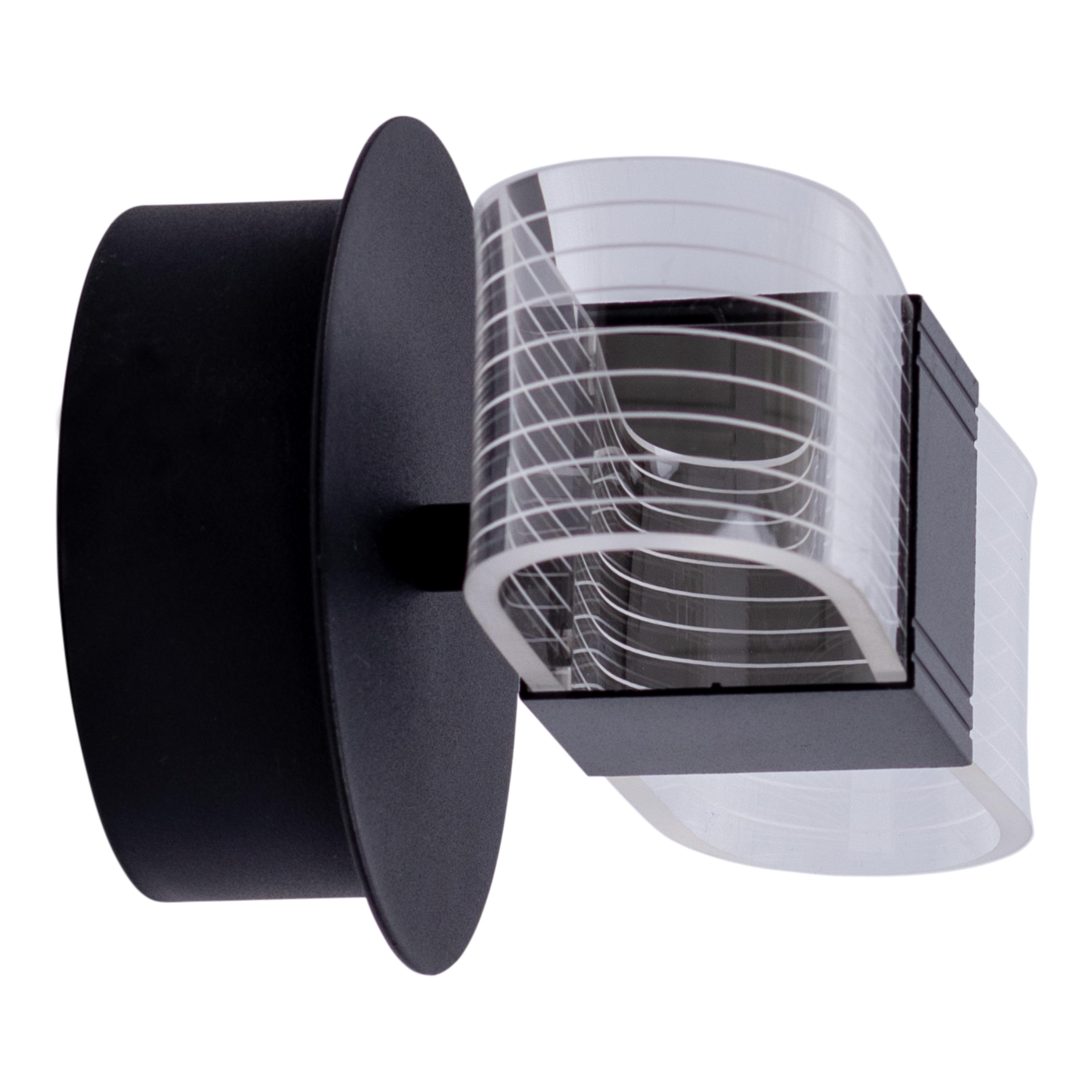 Бра настенное светодиодное Sirius N 3701-1 акриловое 24 W Black (000029829)