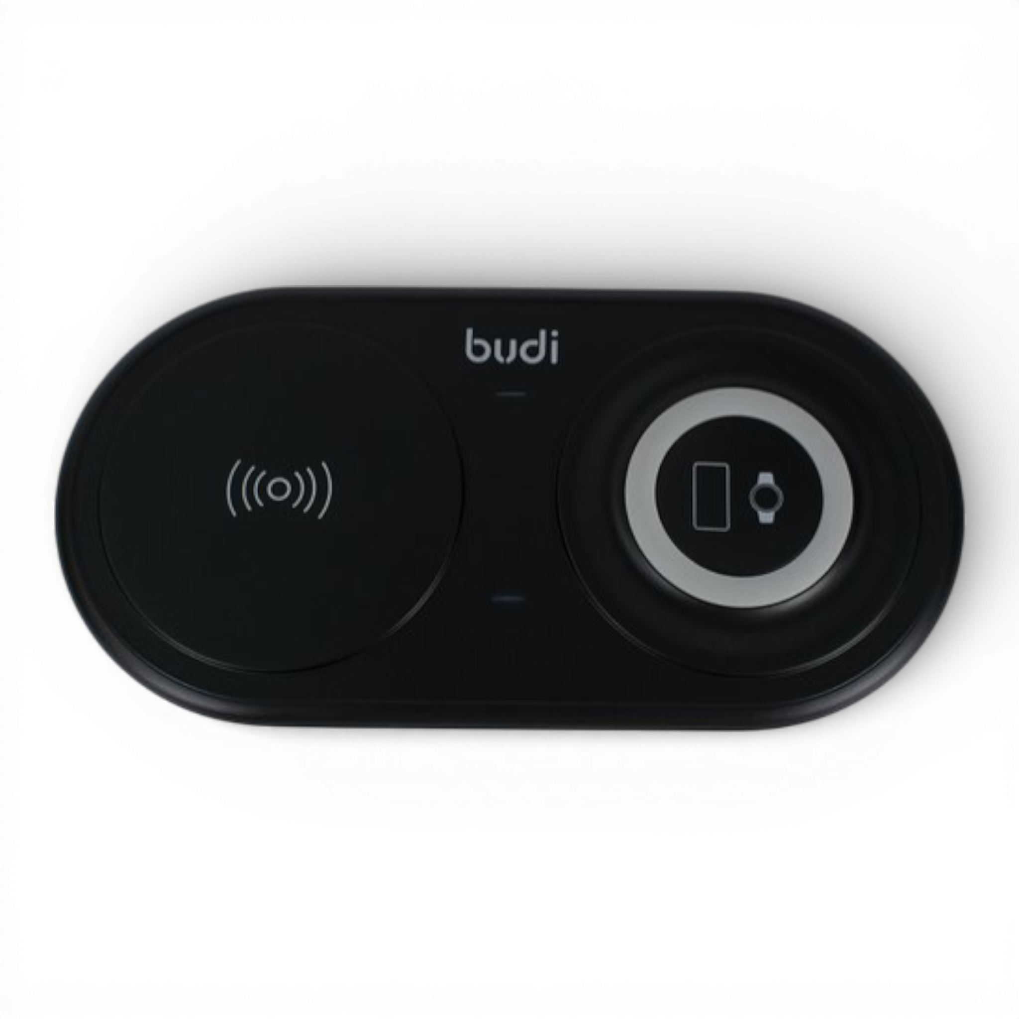 Зарядное устройство беспроводное Budi M8J3500 15W 2-в-1 для смартфона и смарт-часов (10998)