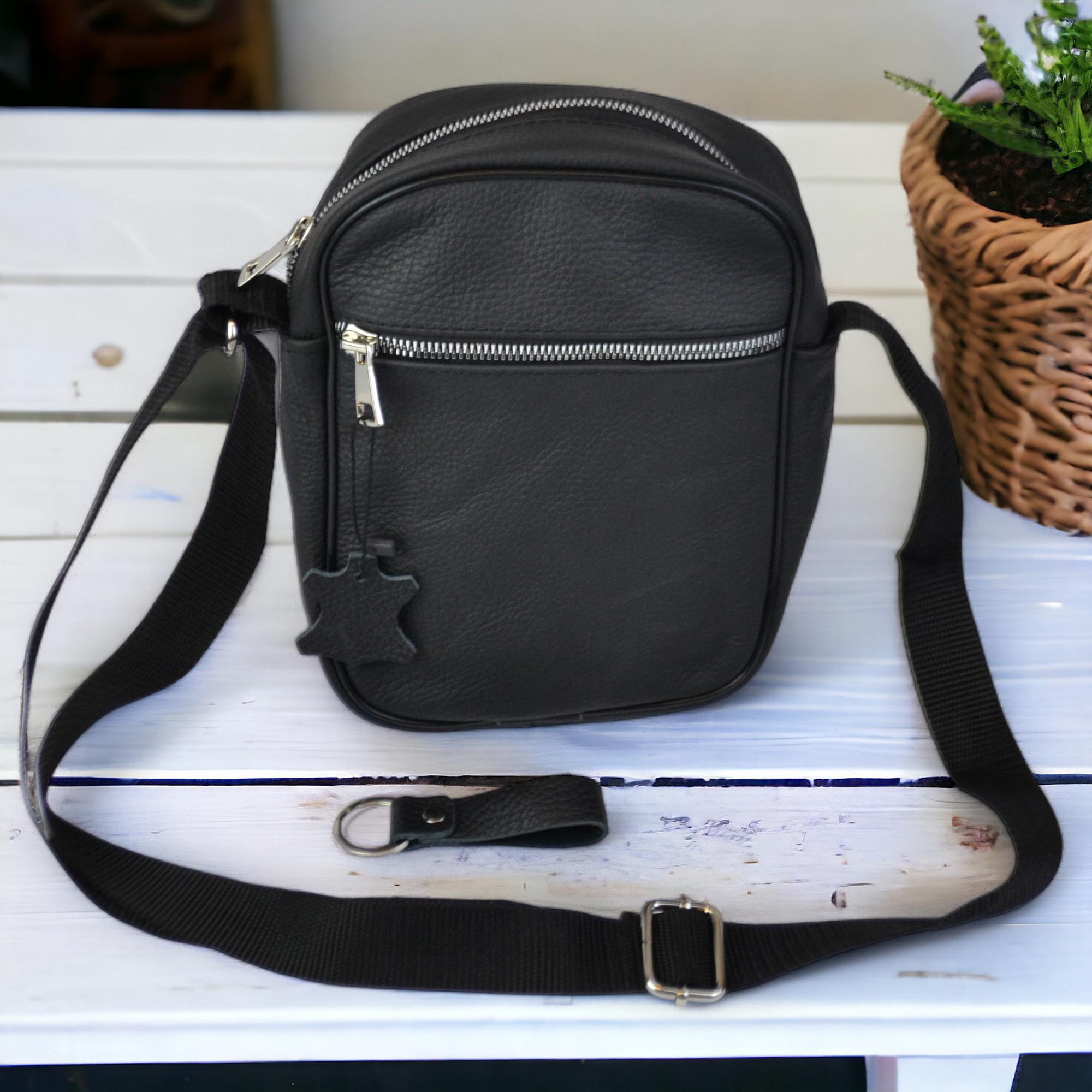 Сумка из натуральной кожи Черный (119530) - фото 16 Сумка из натуральной кожи Черный (119530) - фото 16