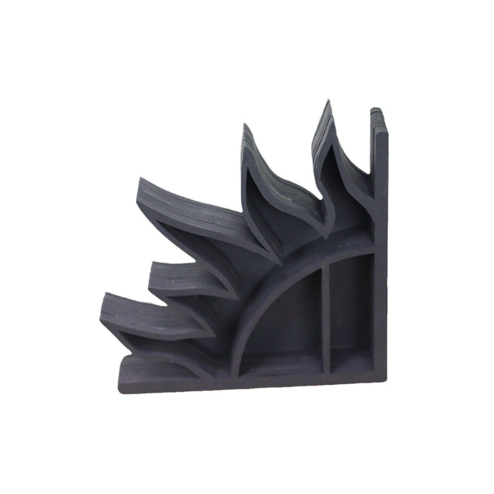 Подставка для книг из дерева Солнце 20х20 см