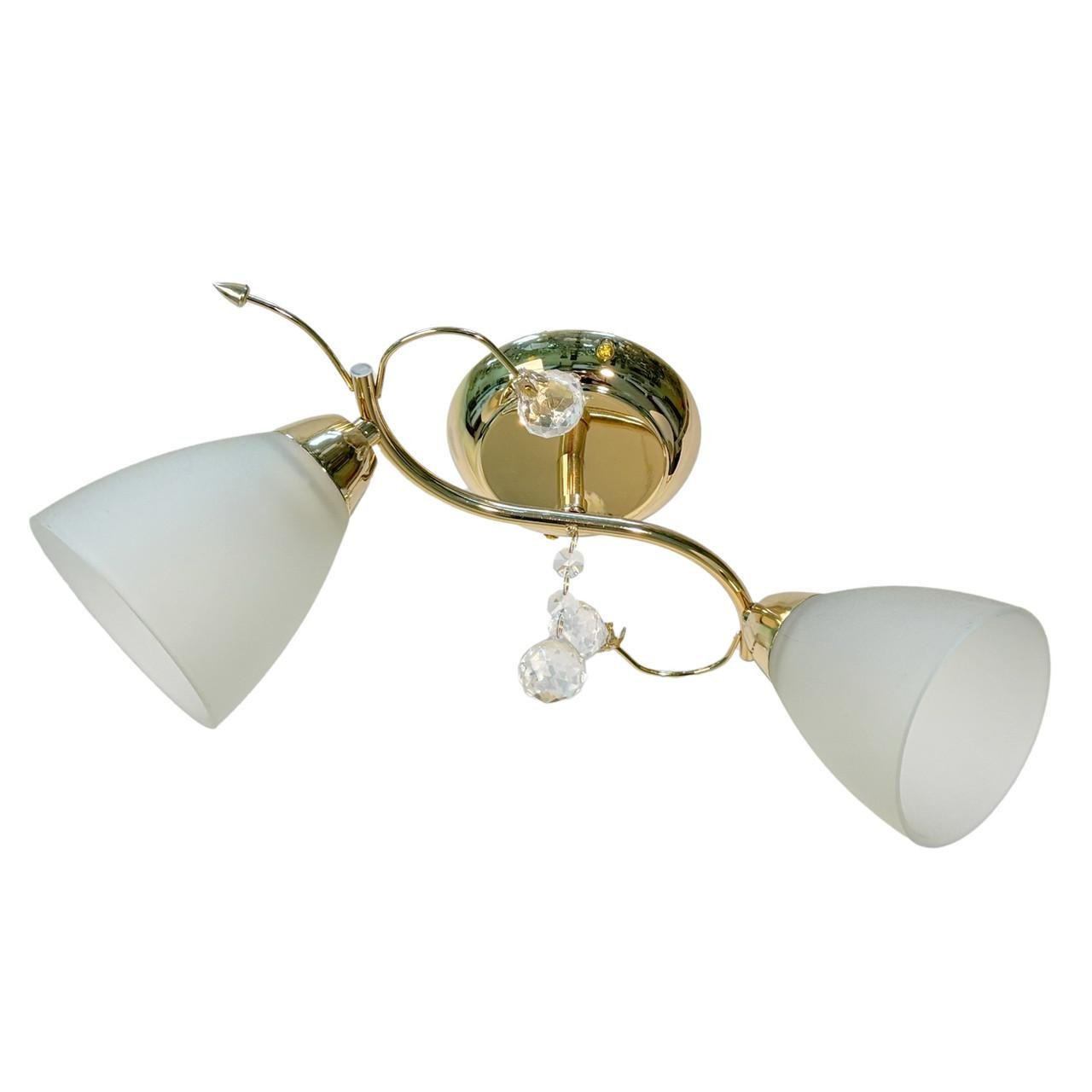 Потолочная люстра Прометей P3-37271С/2С FG+WT Золотистый (P3-37271С/2С FG+WT)