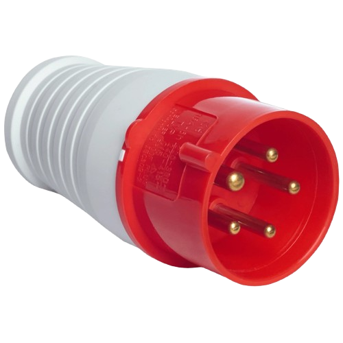 Вилка переносная прямая UEA 015 16А 380V 3Р+N+Е IP44 Синий (33088194)