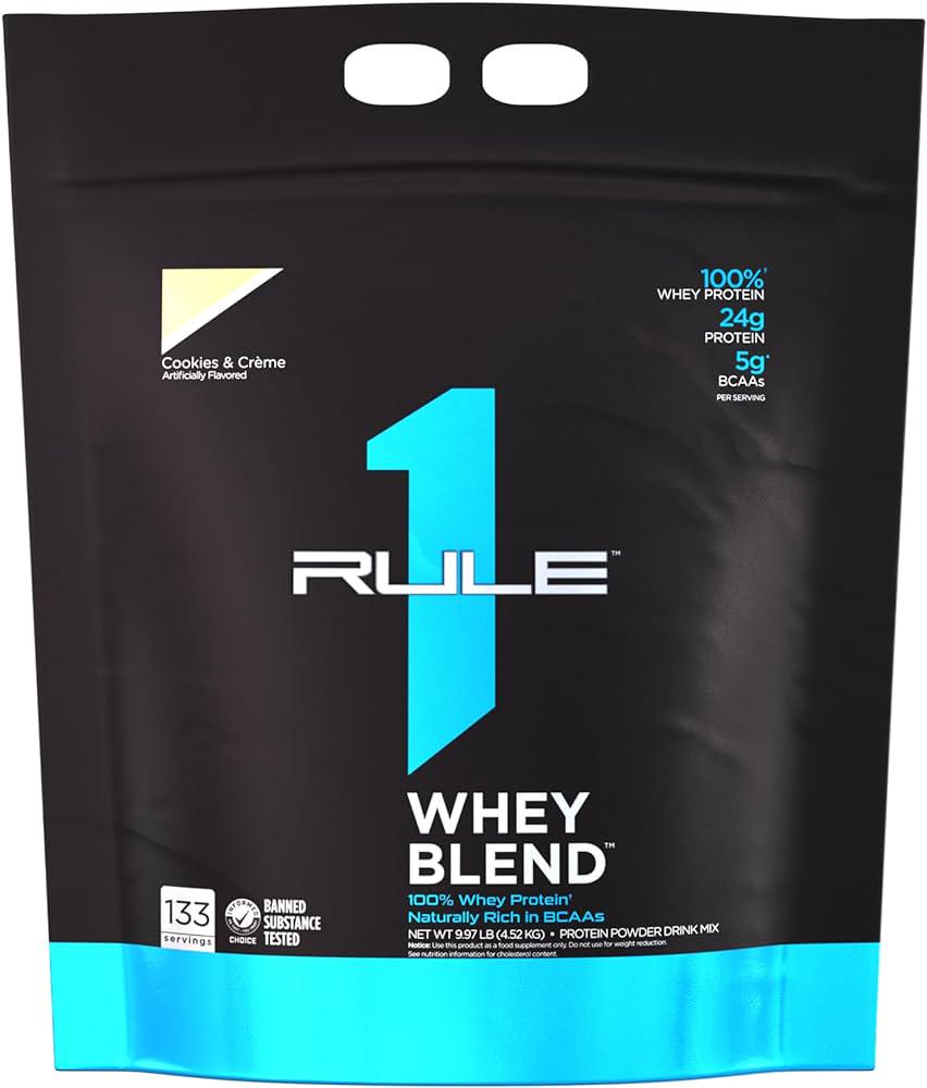 Протеин Rule One Whey Blend Cookies & Creme 4,6 кг - фото 1