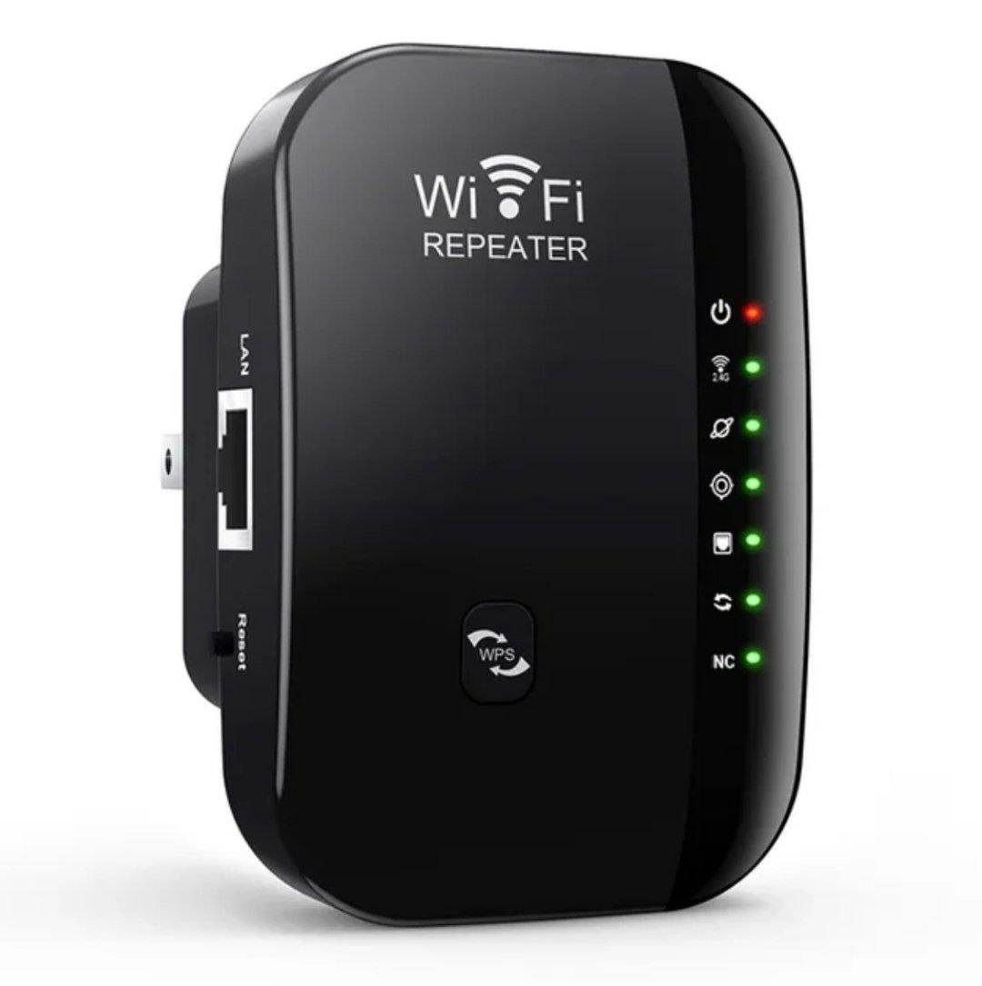 Ретрансляторы Wi-Fi 300 Мбит/с 2,4G Black