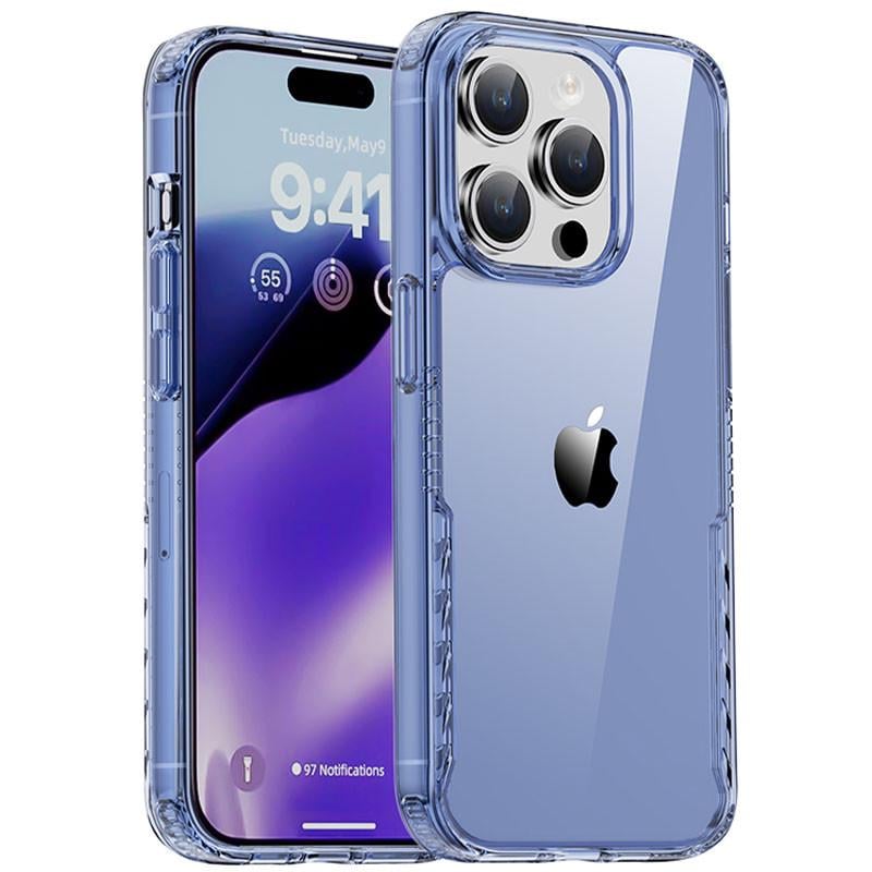 Протиударний Чохол Epik для Apple iPhone 15 Pro (6.1") TPU+PC Multi-Color Blue - фото 1