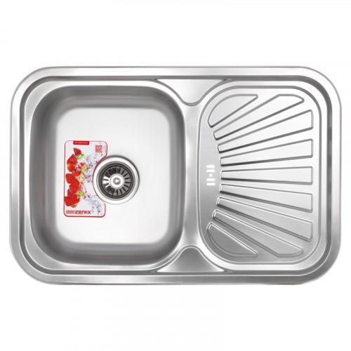 Мойка кухонная ZERIX Z7549-08-180MD Micro decor (ZS0575)