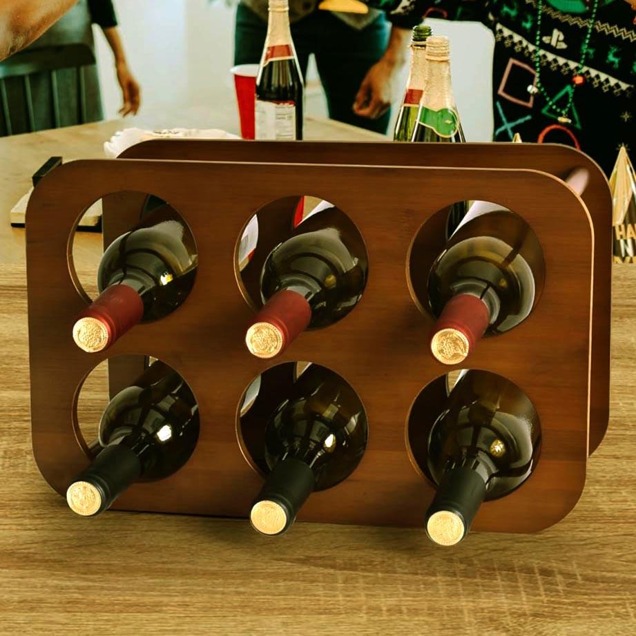 Полка для вина настольная Рафорд Латте (Впс-008816)