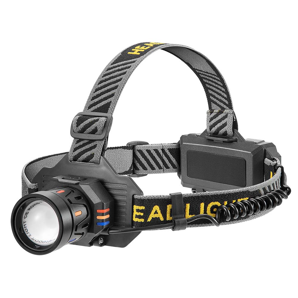 Фонарь налобный BL-T701B-TG от USB-Type-C