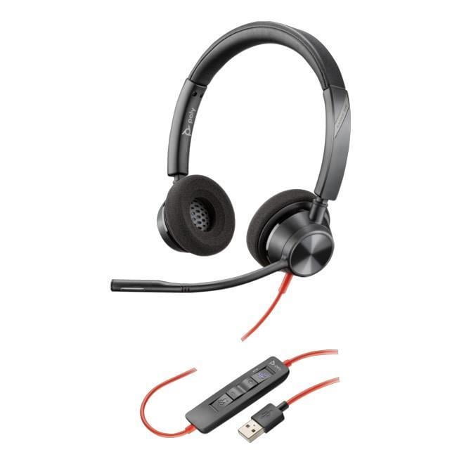 Навушники з мікрофоном Poly BlackWire C3325-M USB-A HS Stereo Black (76J21AA) Навушники з мікрофоном Poly BlackWire C3325-M USB-A HS Stereo Black (76J21AA)