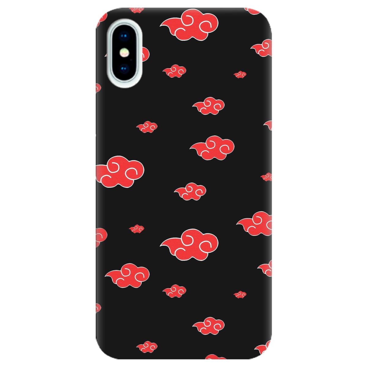 Силиконовый чехол Zorrov для Apple iPhone X - Akatsuki (10270050246111050)