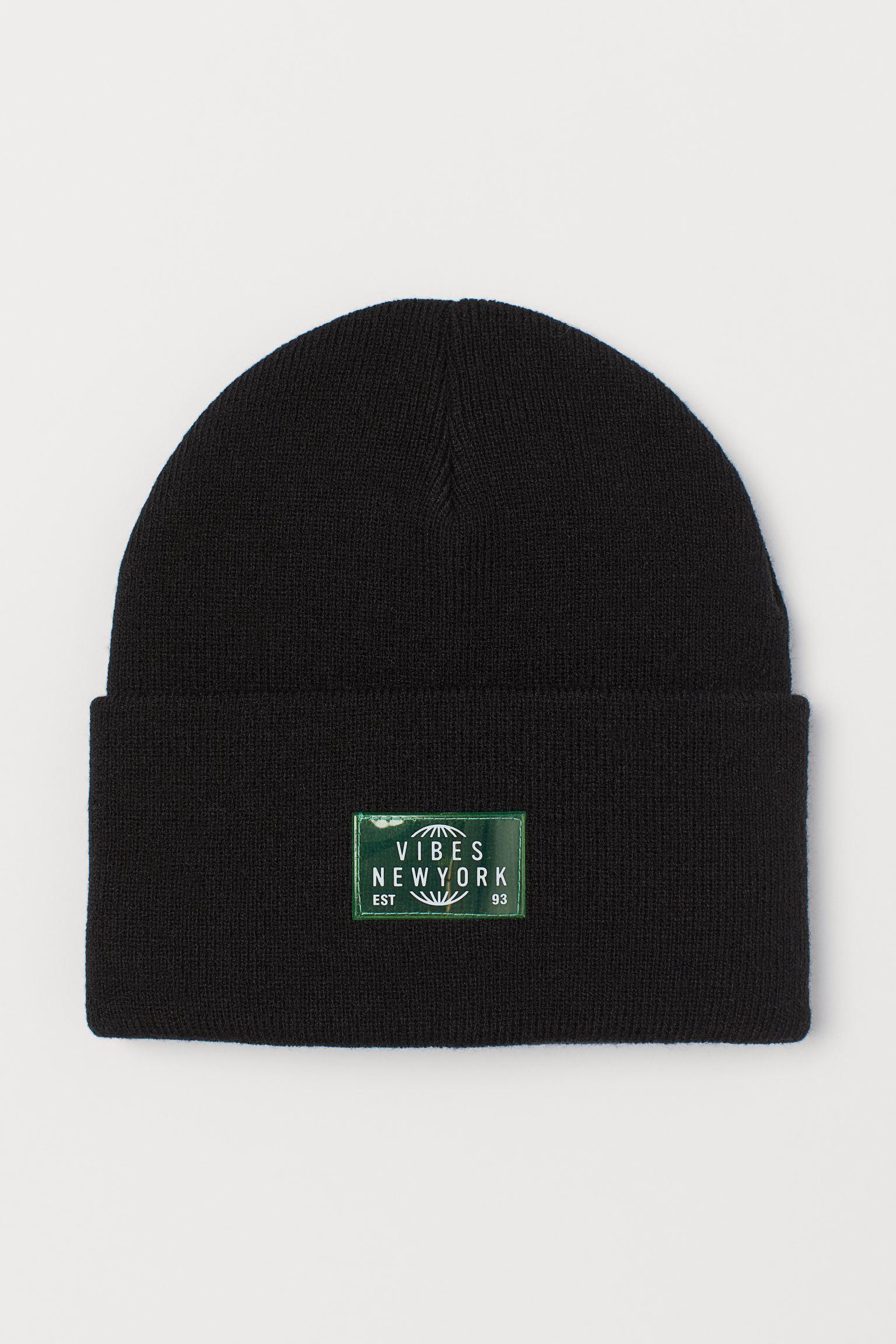 Шапка H&M 134-152 см 53-55 Чорний (6088133411)