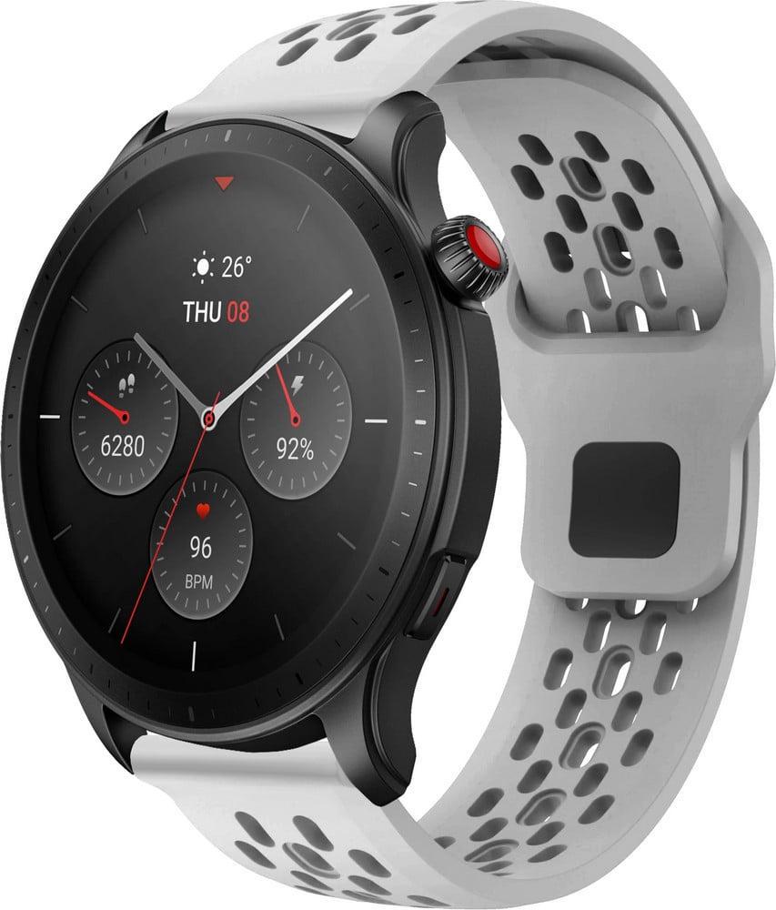 Ремешок силиконовый Liveunic для Amazfit GTR 4 Light Grey (41975-4C) Ремешок силиконовый Liveunic для Amazfit GTR 4 Light Grey (41975-4C)