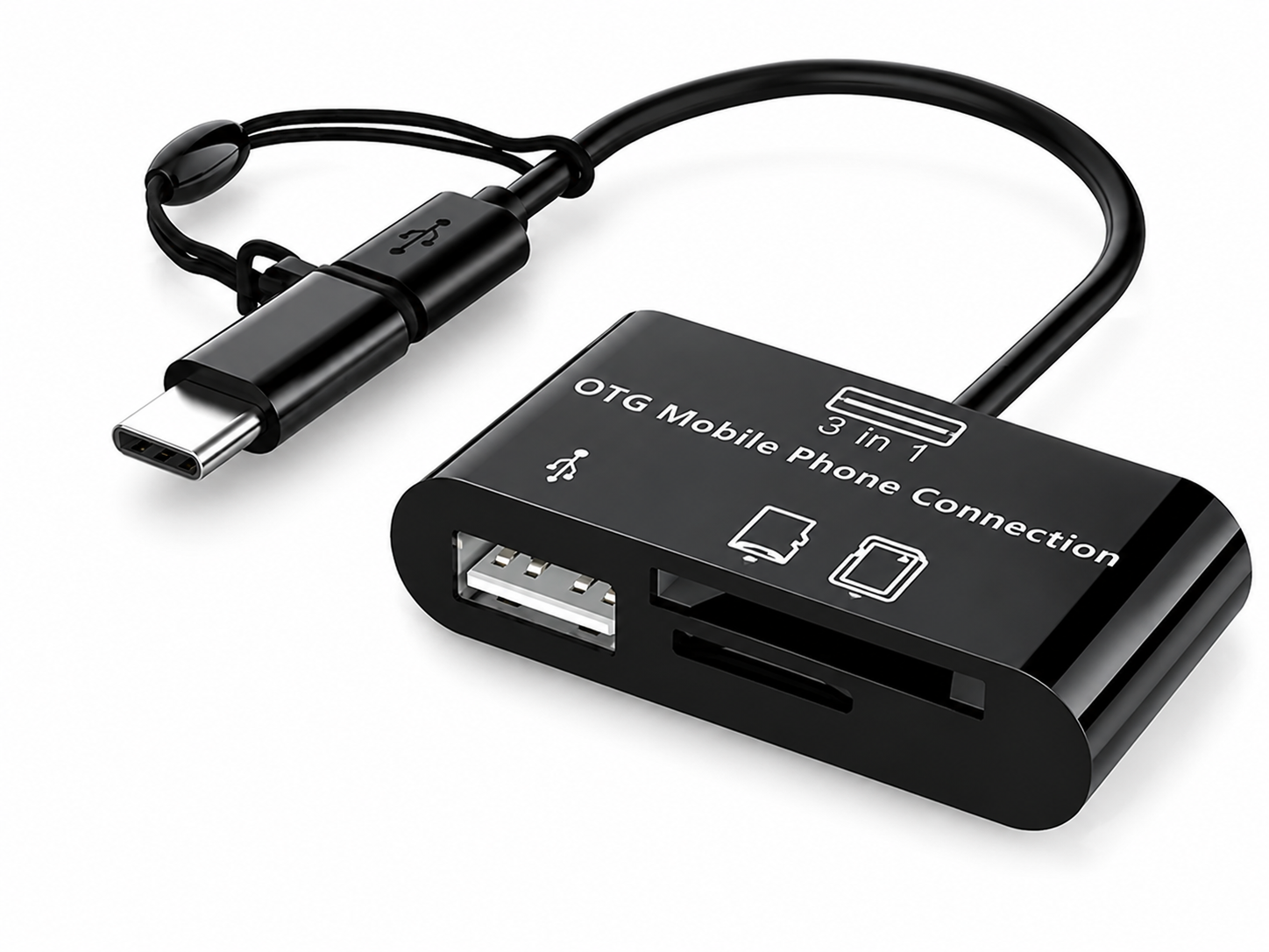 Usb-концентратор многофункциональный 3в1 (1011-607-01)