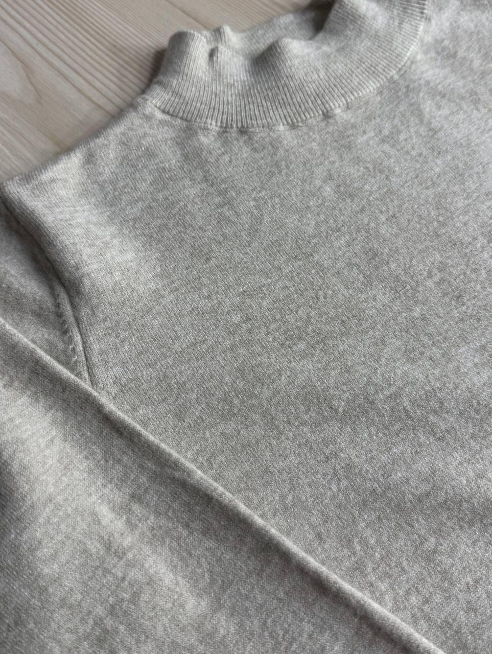 Светр жіночий A-N 106 водолазка гольф з коміром стійкою базовий OS Бежевий (5408) - фото 6