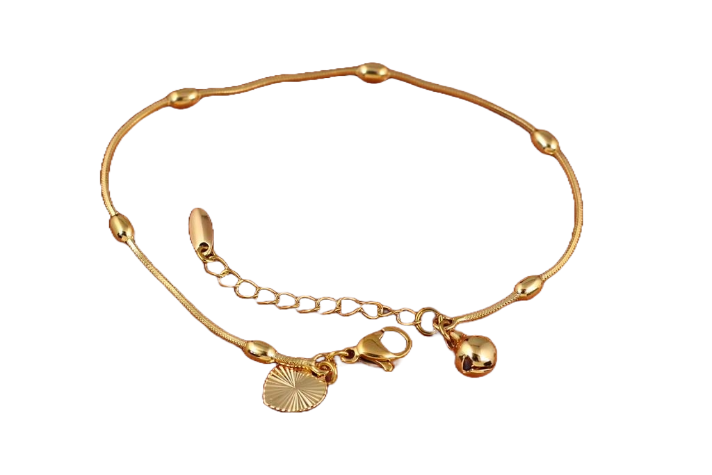 Браслет Xuping Jewelry жгут с овальными шариками 17 см 3 мм Золотистый (2629128103) Браслет Xuping Jewelry жгут с овальными шариками 17 см 3 мм Золотистый (2629128103)