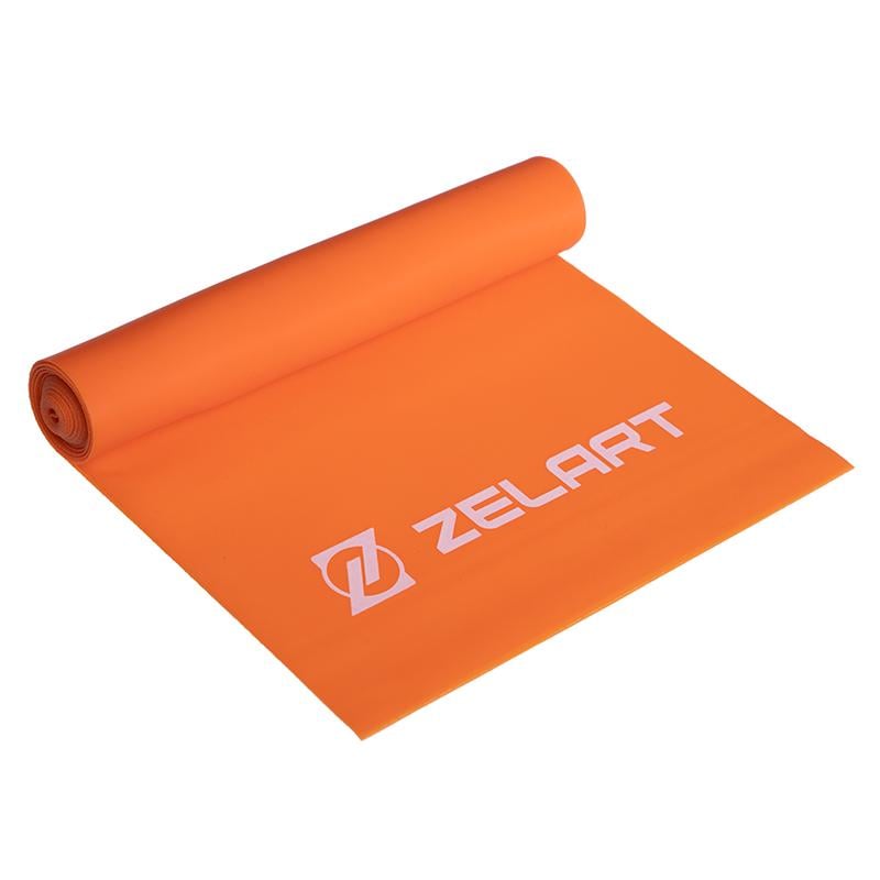 Лента для фитнеса и йоги FI-6219 Оранжевый (56363065)