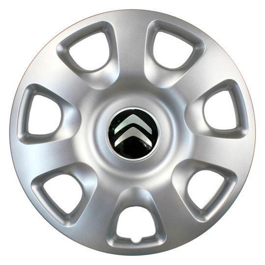 Автомобильные колпаки SKS 336 R15 с логотипом Citroen 4 шт. Серебристый