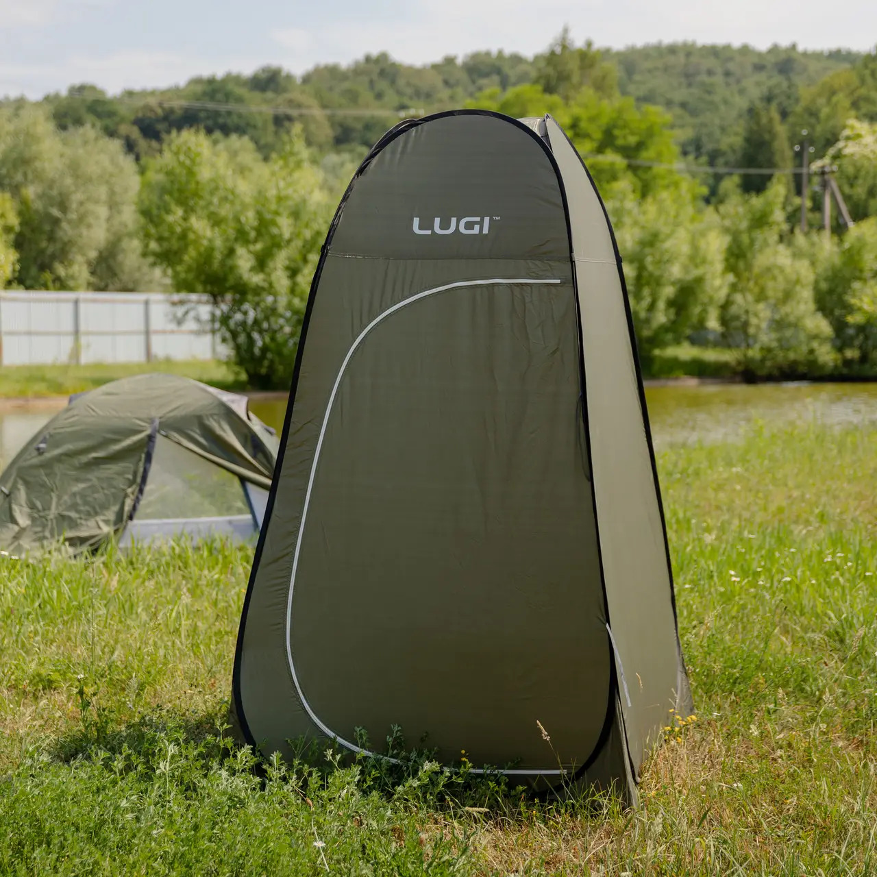 Палатка душ-туалет туристическая автоматическая 120х120х190 см (2e8464a3) - фото 3