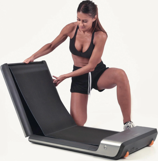Беговая дорожка Toorx WalkingPad with Mirage Display Mineral Grey - фото 7