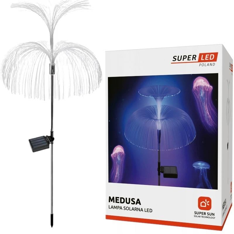 Садовая солнечная лампа MasterLed Медуза RGB с датчиком сумерек IP65 (10519)