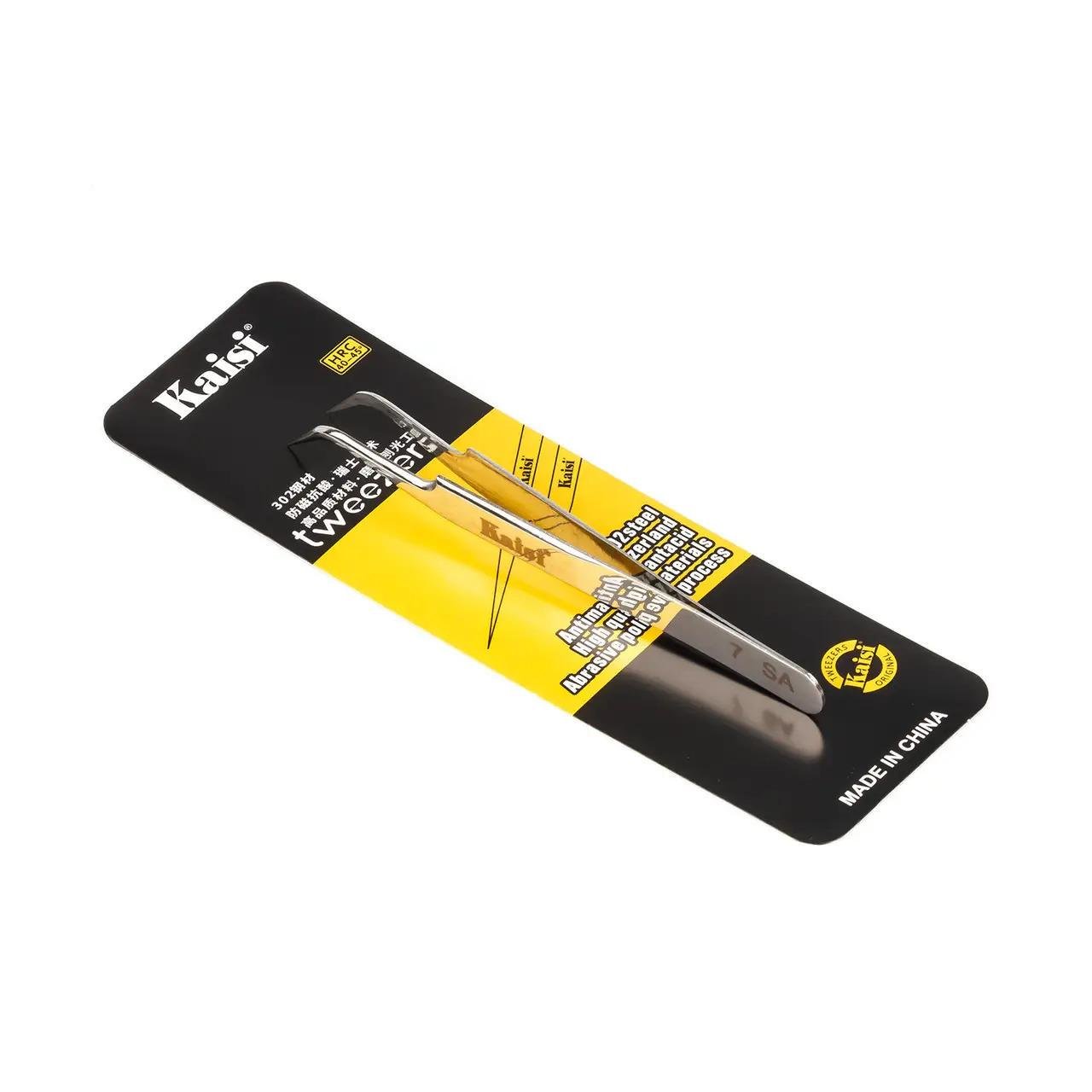 Пинцет изогнутый Kaisi 7-SA (ART-15376)