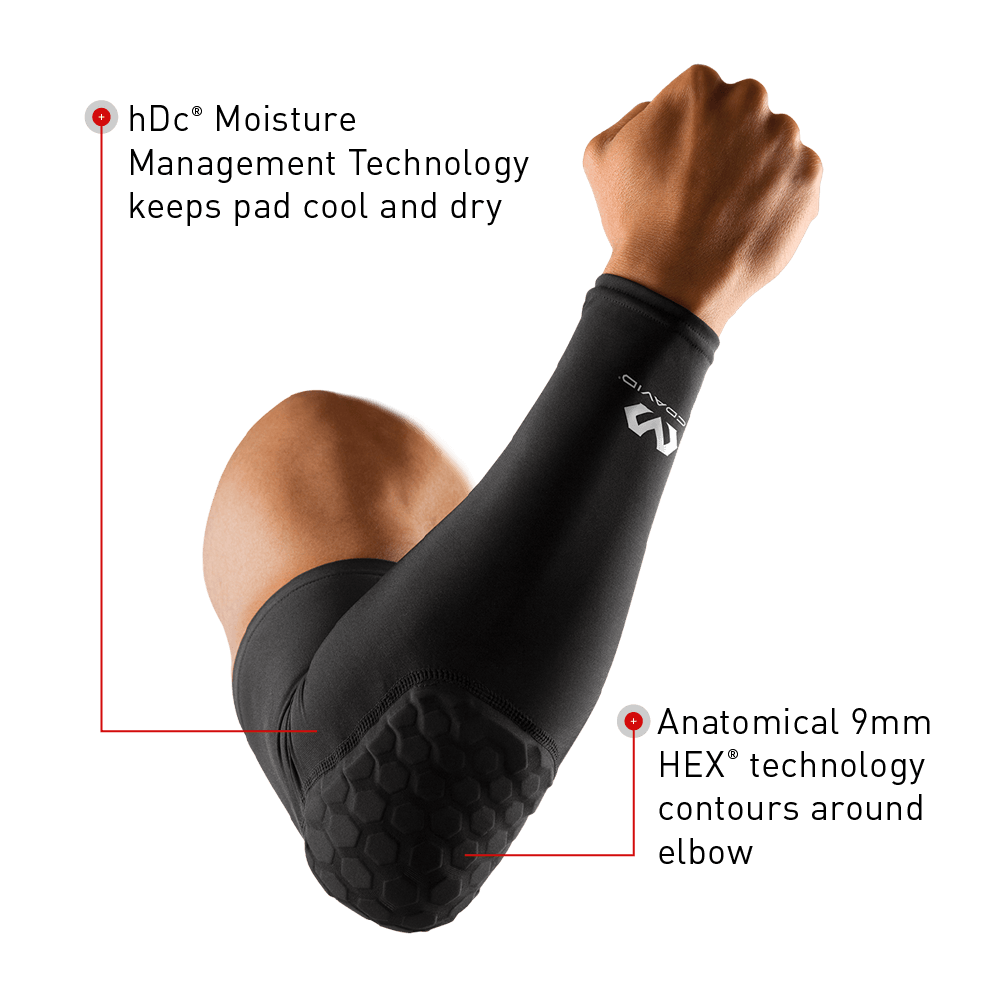 Баскетбольный рукав с защитой McDavid HexPad Power Shooter Arm Sleeve L (10237_91) - фото 2