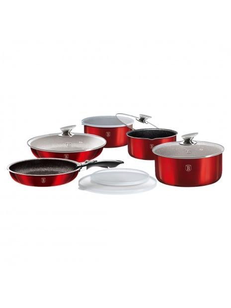 Набор посуды Berlinger Haus Metallic Line Burgundy Edition 12 шт. (2238219417)