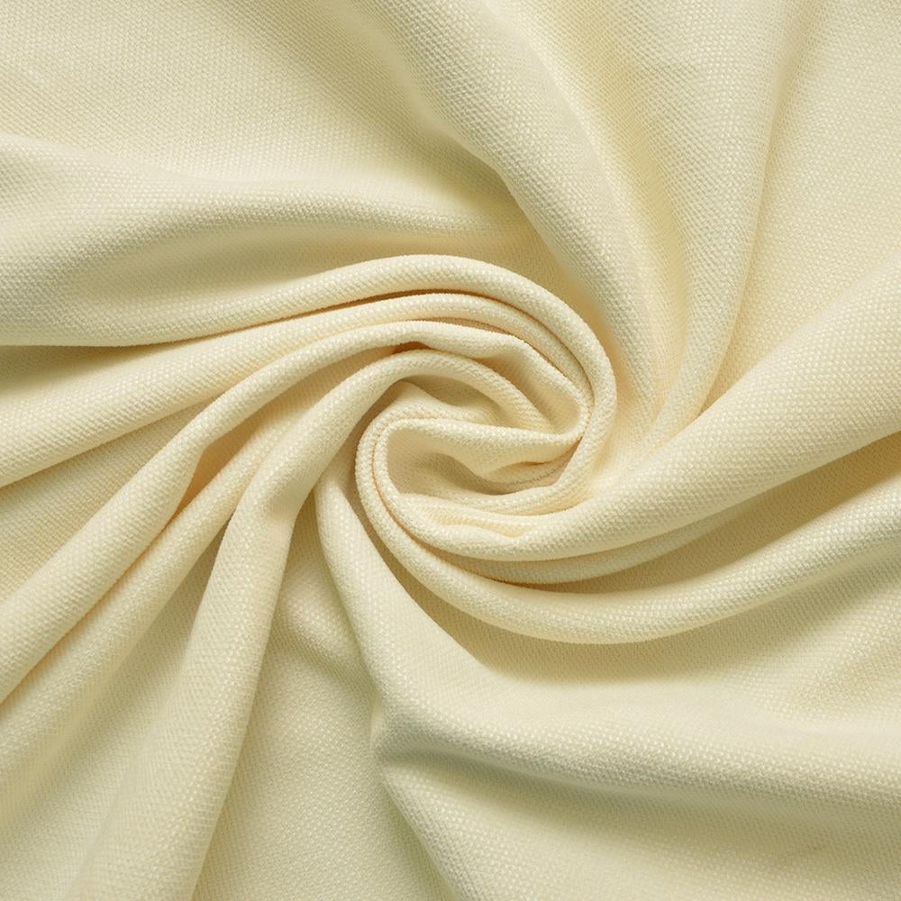 Ткань портьерная однотонная Фонлук Сюита V-02 крем