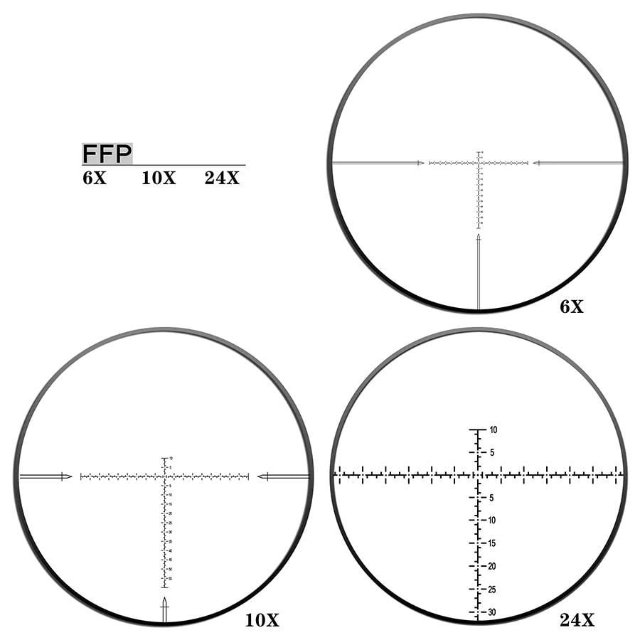 Оптический прицел Discovery OPTICS HT 6-24х40 SFIR FFP - фото 2 Оптический прицел Discovery OPTICS HT 6-24х40 SFIR FFP - фото 2