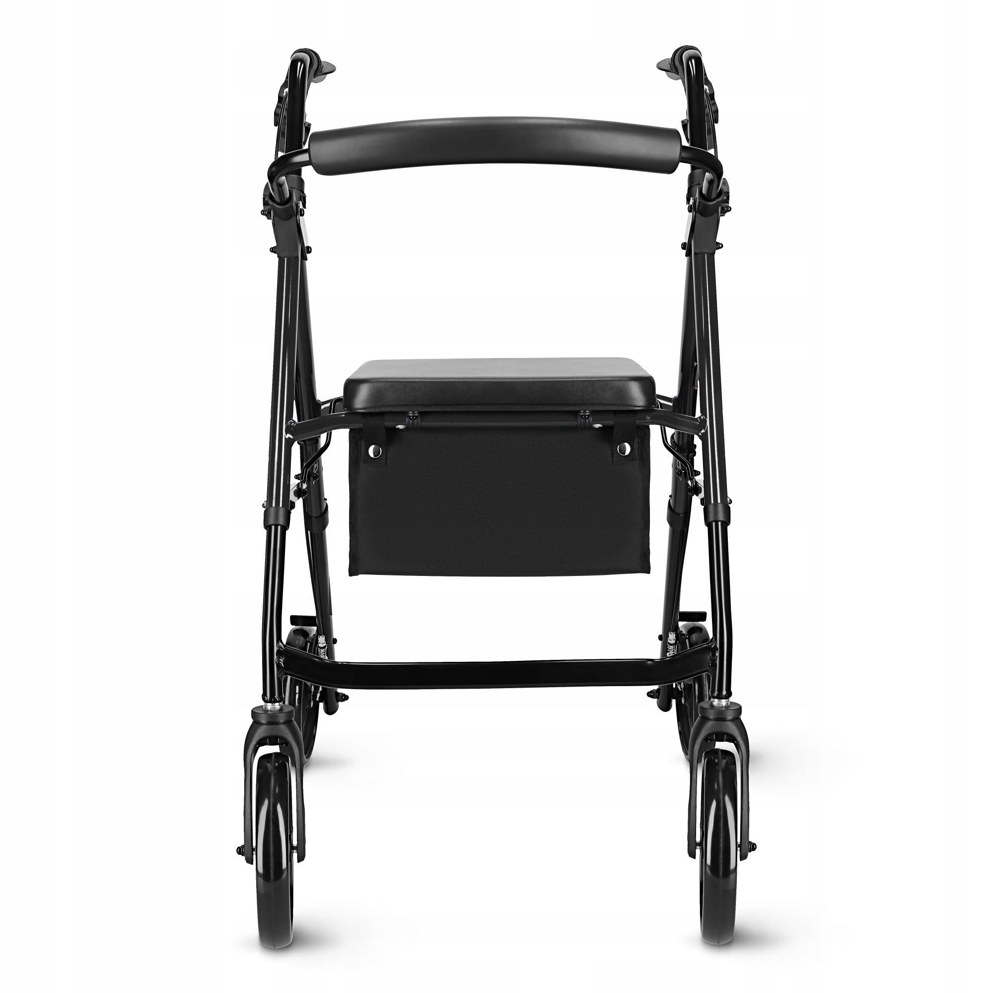 Роллер для ходьбы 4fizjo складной с сумкой Black (P-5905973406475) - фото 3