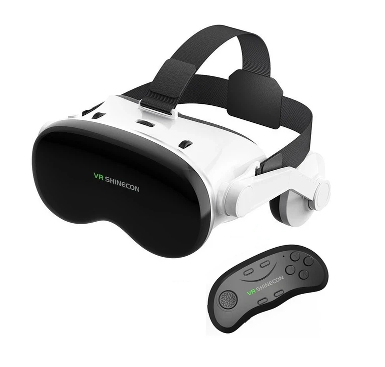 Очки виртуальной реальности VR LUX PRO SHINECON G18EB Bluetooth для смартфонов 4,7-6,7"/геймпад контроллер SH B01