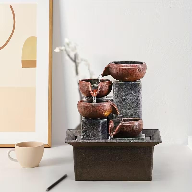 Водопад настольный трехуровневый с подсветкой (d002) - фото 4 Водопад настольный трехуровневый с подсветкой (d002) - фото 4