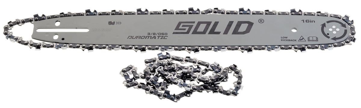 Шина для твердых пород Solid 16" 40 см/цепь 2 шт. 3/8" 28 зубов паз 1,3 мм (цепш912)