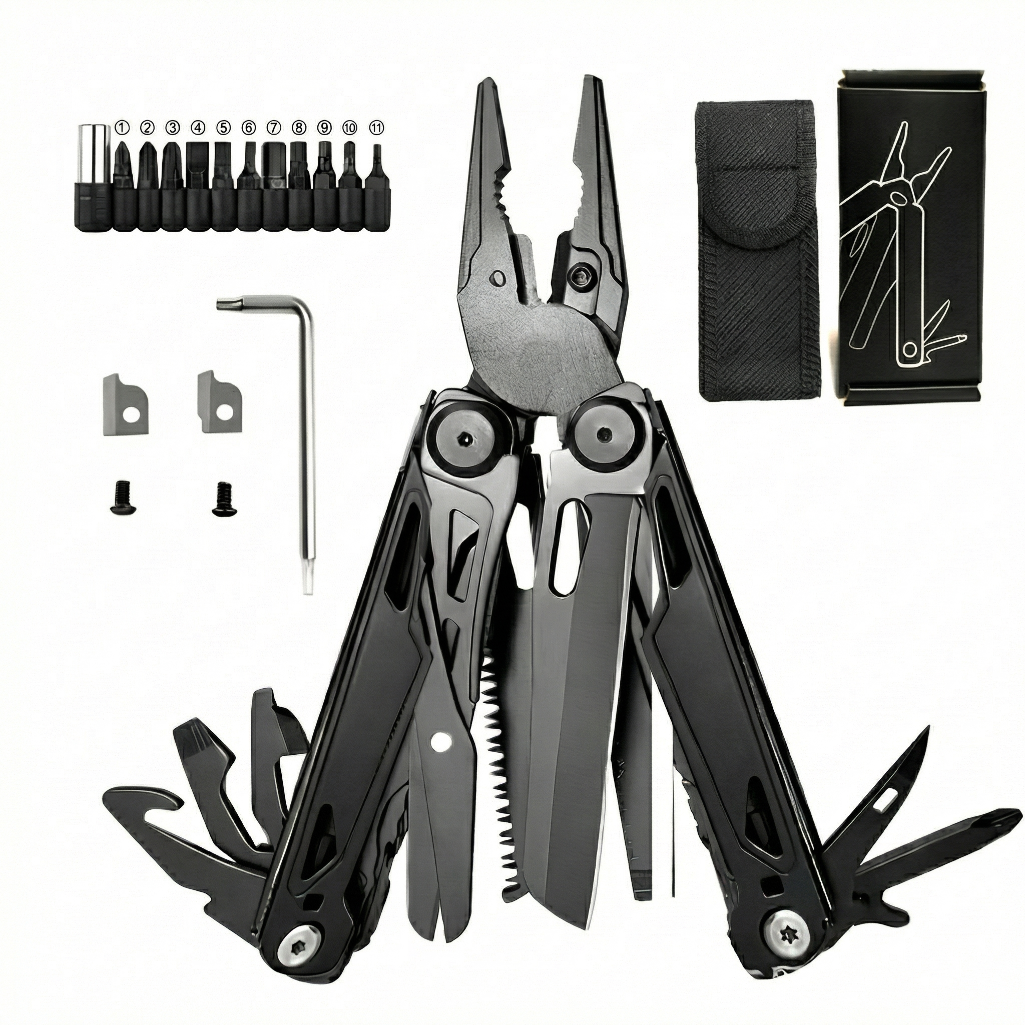 Мультитул MQ 071 28в1 из нержавеющей стали 440С (00405)