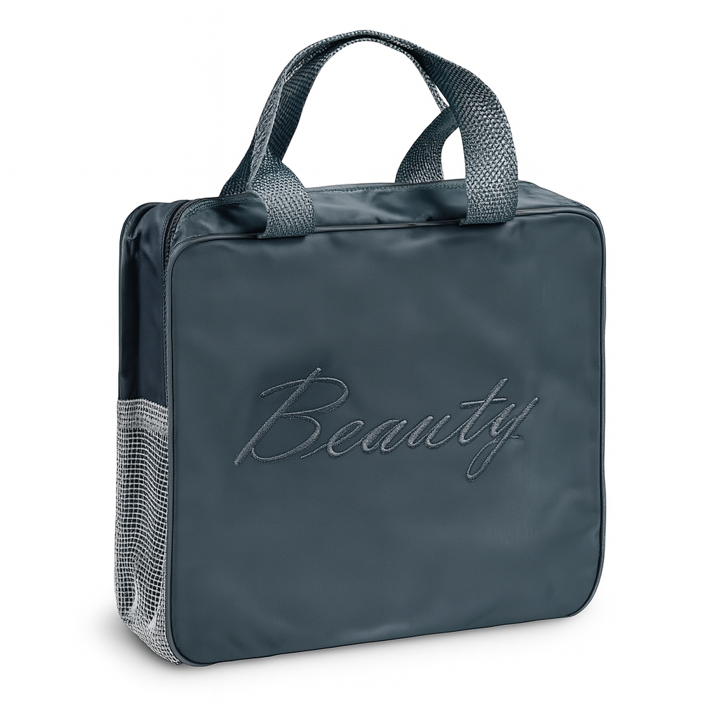 Косметичка дорожная Stenson Beauty 24х23х9,5 см Темно-серый (R33403)
