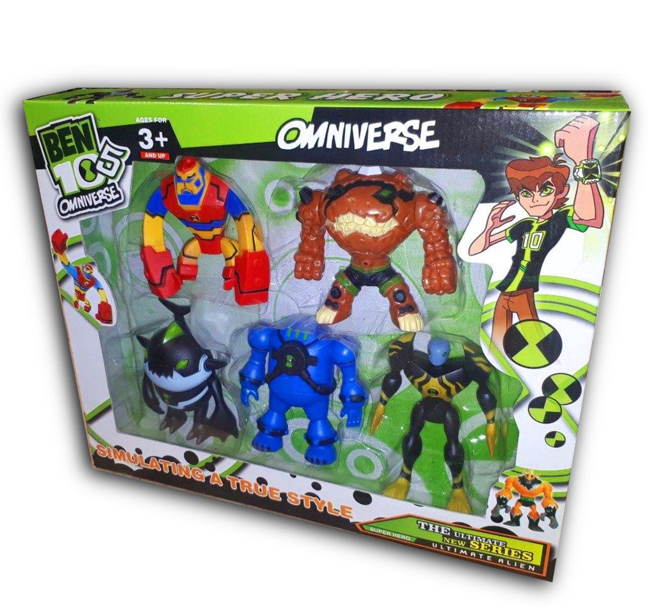 Набор фигурок Ben 10 №8 5 шт. Набор фигурок Ben 10 №8 5 шт.