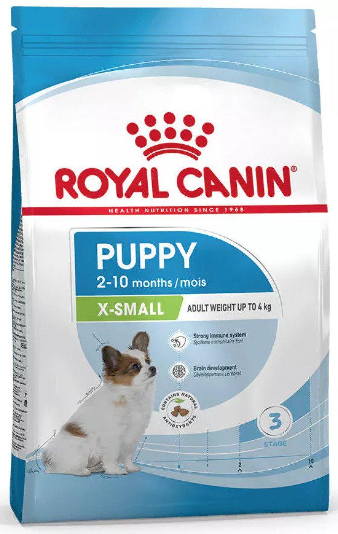 Корм сухий для цуценят мініатюрних порід Royal Canin Xsmall Puppy 500 г (3182550793568)